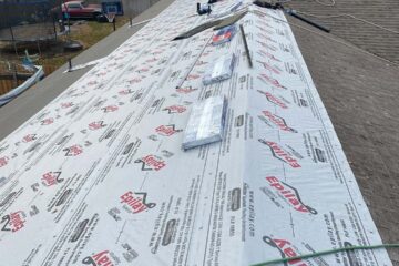 Roof tear off underlayment.