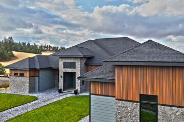 Asphalt roof in Spokane County.