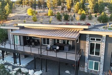Metal roof in Spokane County.