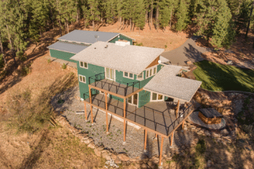 Custom matching roof cover in Spokane County.