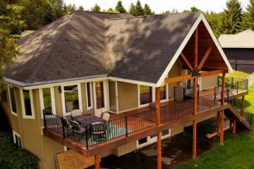 Custom matching roof cover in Spokane.